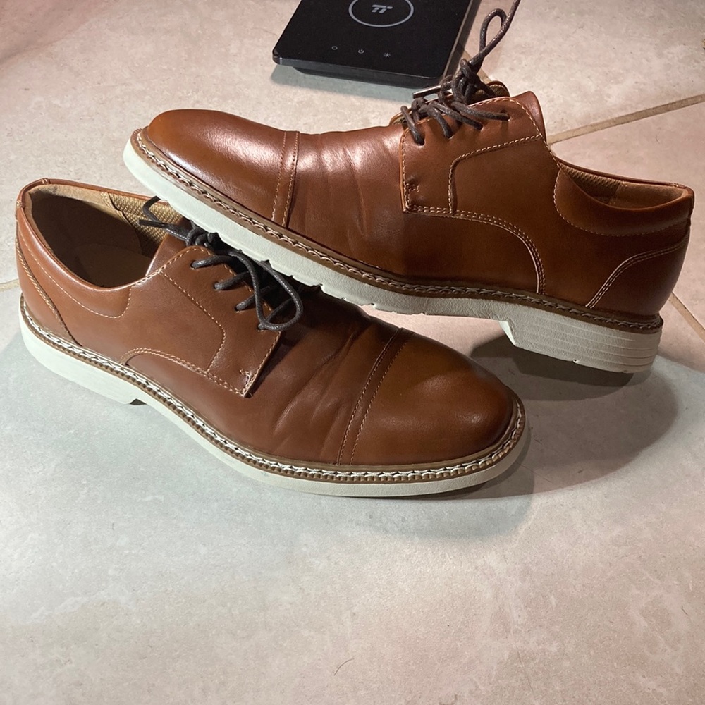 Alfani men’s dress shoes memory foam WORN ONCE